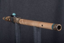 Buckeye Burl Native American Flute, Minor, Mid A-4, #U4C (6)